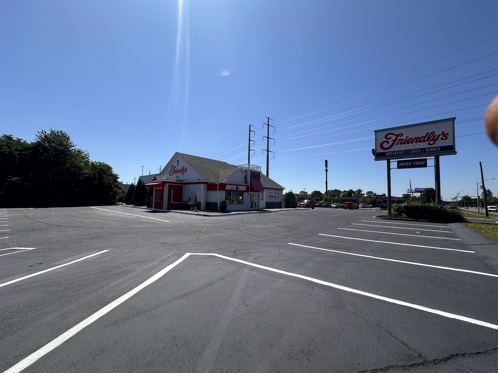 Restaurant Parking Lot Striping